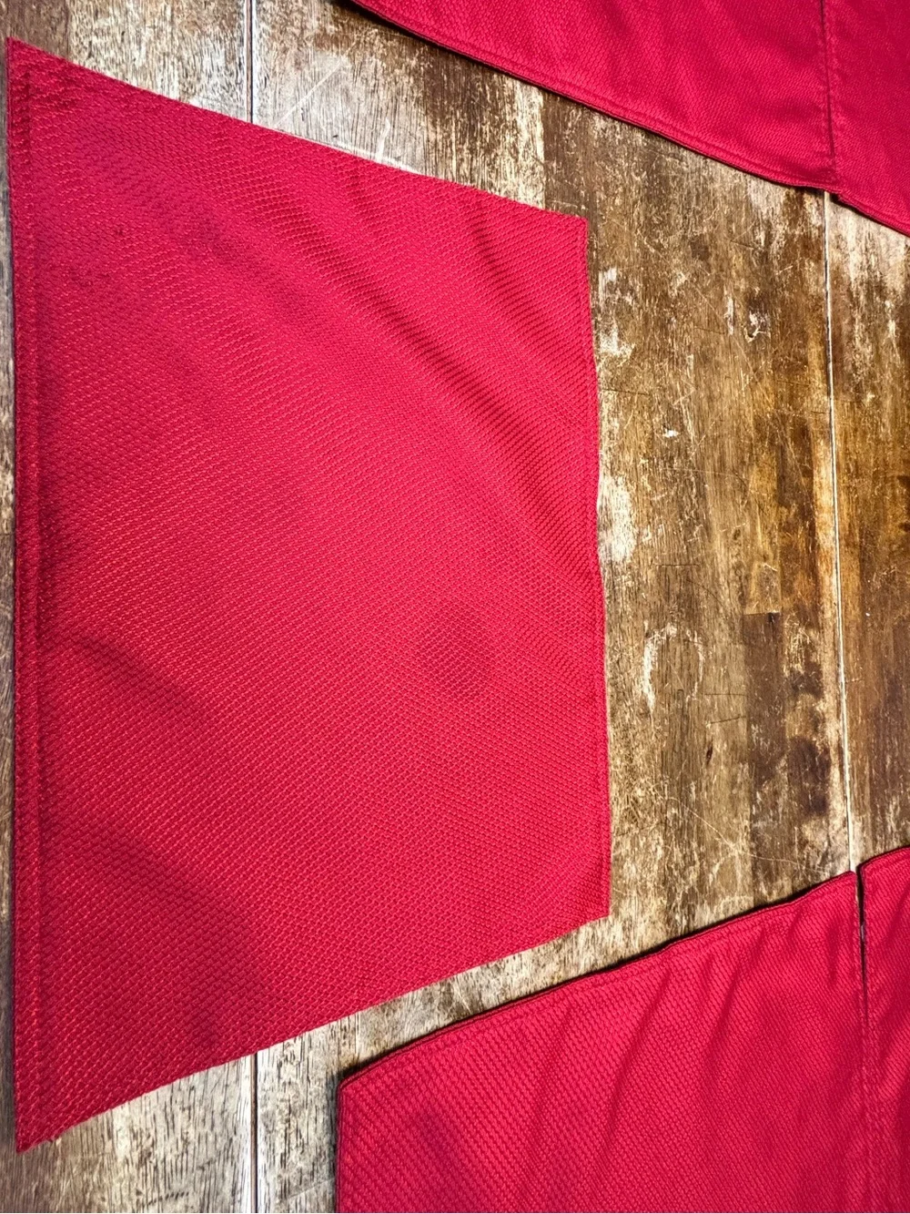 Set of 6 Red Place Mats